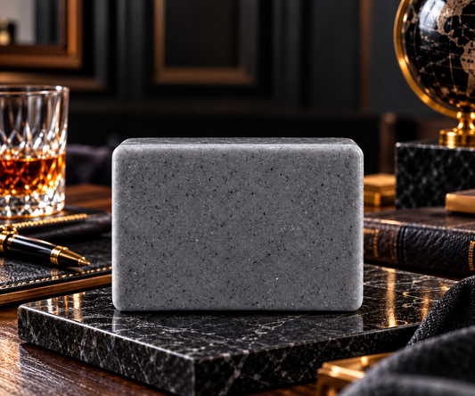 Hostile Takeover Triple Butter Soap – Leather, Pine + Musk